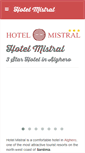 Mobile Screenshot of hotelmistral.it